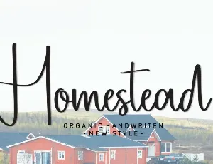 Homestead Script font