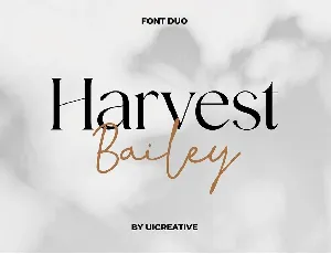 Harvest Bailey font