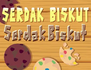 SERDAK_biskut font