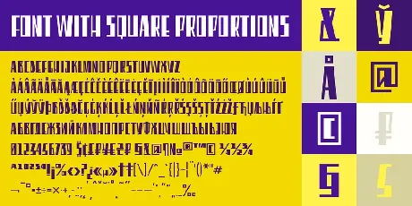 Eleventh Square font