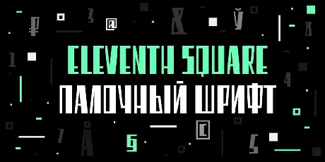 Eleventh Square font