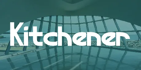 Kitchener font