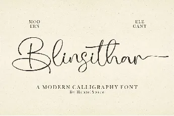 Blinsithar font