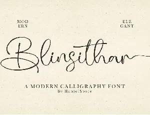 Blinsithar font