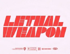 Lethal Weapon font