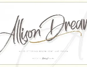 Allison Dream font