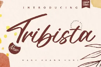 Tribista Handwritten font