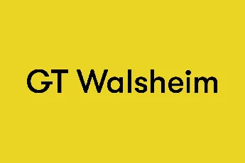 GT Walsheim font