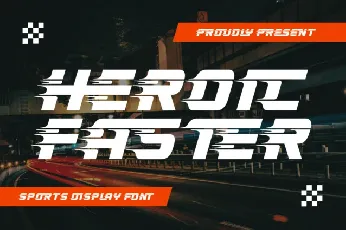 Heroic Faster font