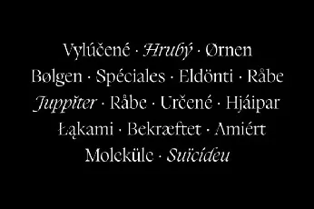 Silene font