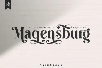 Magensburg font