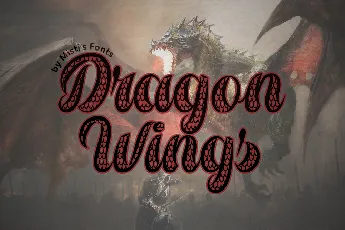 Dragon Wings font