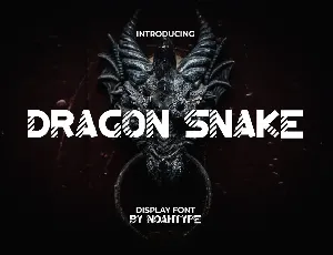 Dragon Snake Demo font