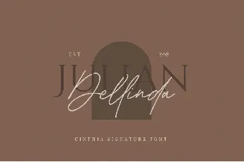 Cinthia Signature font