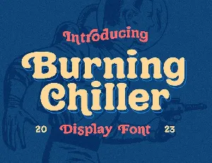 Burning Chiller font