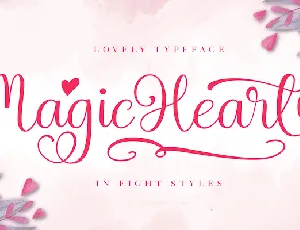Magic Heart PERSONAL USE font