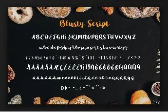 Blusty Sans font