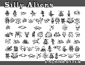 Silly Aliens font
