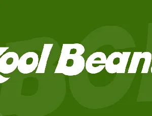 Kool Beans font