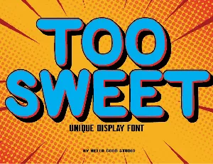 TOO SWEETS font