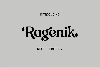 Ragenik font