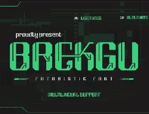 Brekgu font