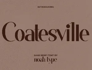 Coatesville font