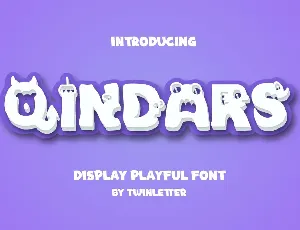 Qindars font