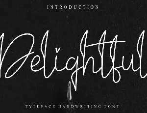 Delightful Handwritten font