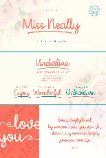 Miss Neally Script font