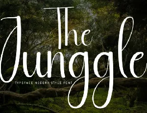 The Jungle Script font