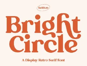 Bright Circle font