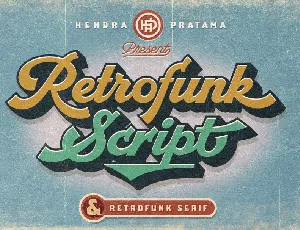 Retrofunk font