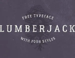 Lumberjack Free font