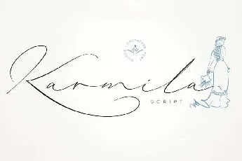 Karmila Signature Free font