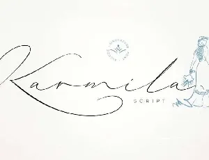 Karmila Signature Free font