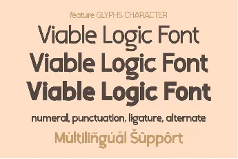 Viable Logic font