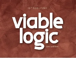 Viable Logic font