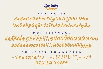 The Wild Chaos Demo font