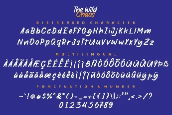 The Wild Chaos Demo font