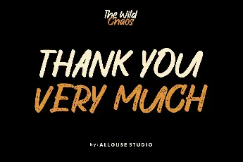 The Wild Chaos Demo font