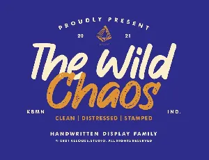 The Wild Chaos Demo font