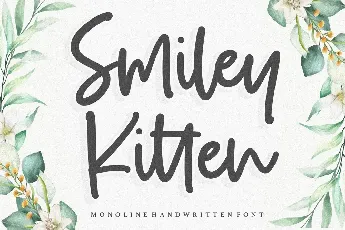 Smiley Kitten font