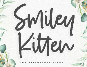 Smiley Kitten font