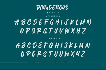 Thunderous font