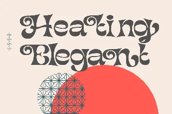 Heating Elegant font