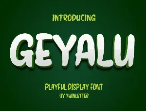 Geyalu font