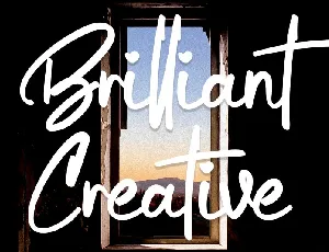 Brilliant Creative Script font