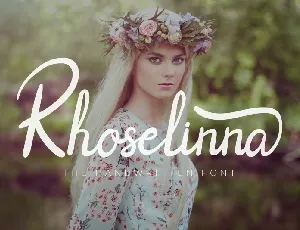 Rhoselinna Handwritten font