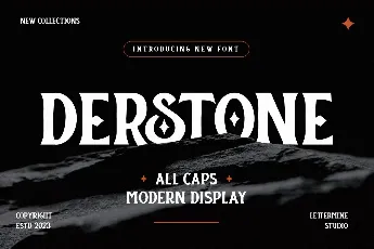 Derstone Demo font